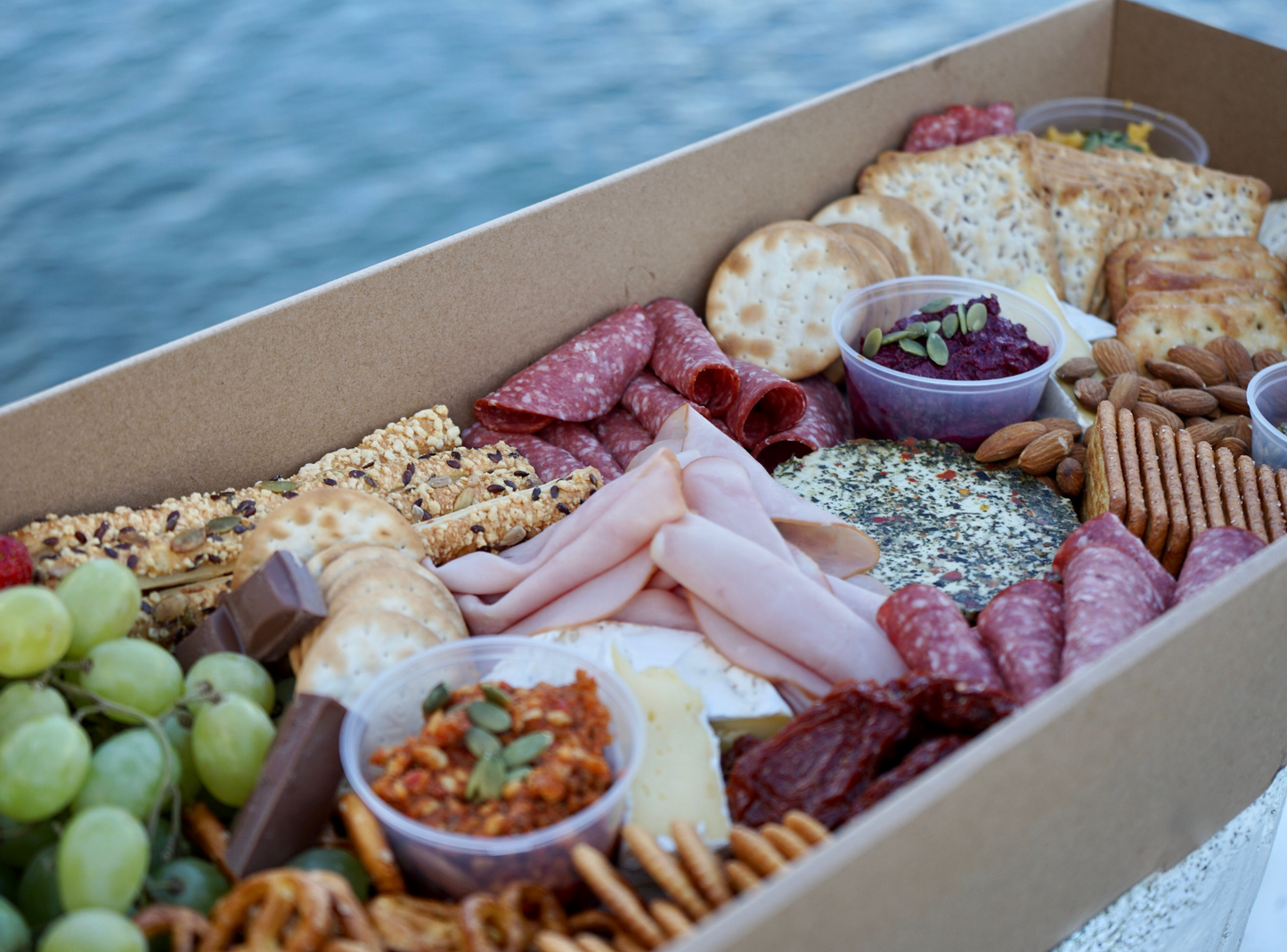 Tash Henry Catering grazing gift box kaitaia. 